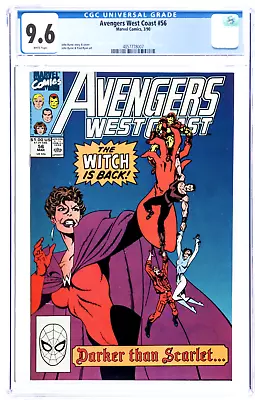 Buy West Coast Avengers #56 9.6 CGC White Pages Dark Witch First Appearance • 74.99£