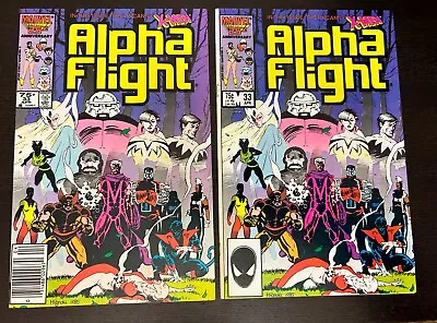 Buy ALPHA FLIGHT #33 (Marvel 1986) -- 1st LADY DEATHSTRIKE -- Direct + NEWSSTAND (B) • 16.79£