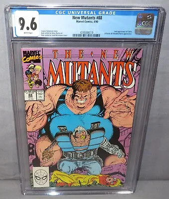 Buy NEW MUTANTS #88 (Cable 2nd App) CGC 9.6 NM+ White Pages Marvel Comics 1990 • 47.79£