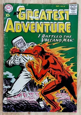 Buy My Greatest Adventures Comic #36 October 1959 Battled Volcano Man • 6.80£