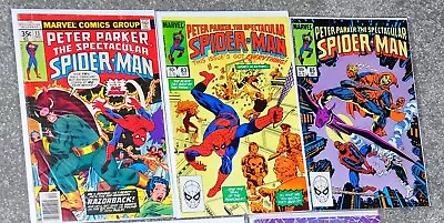 Buy Lot Spectacular Spider-man #13,82 & 83 1983 Marvel Comic Black Cat Punisher • 3.98£