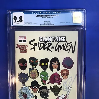 Buy Giant Size Spider-Gwen #1 CGC 9.8 Dave Bardin Deadly Foes Variant Cover 2024 NM • 83.01£