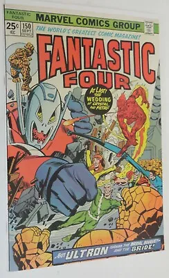 Buy Fantastic Four #150 Wedding Issue Ultron 7 Black Bolt Inhumans 9.0/9.2 1974 • 39.81£