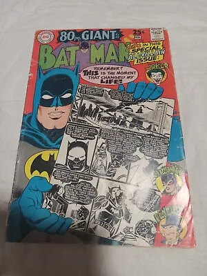 Buy BATMAN #198 JOKER APPEARANCE 80 PAGE GIANT SIZE 1968 DC COMICS Penguin Catwoman • 19.77£