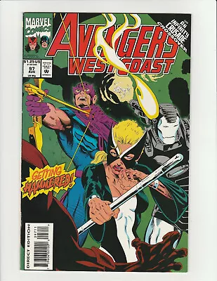 Buy Avengers West Coast #97 1993 Marvel Comic Book 9.4 NearMint • 9.43£