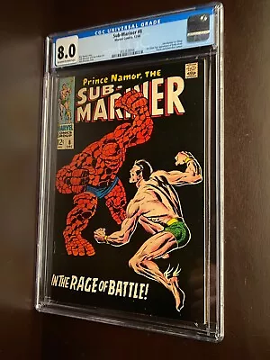 Buy Sub-Mariner #8 (1968) / CGC 8.0 / 1st Silver Age Appearance Of Betty Dean • 141.52£
