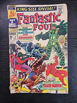 Buy FANTASTIC FOUR Annual #5 Marvel SILVER AGE Kirby Silver Surfer • 21.55£