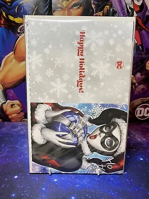 Buy Harley Quinn #34 Artgerm Christmas Card Variant DC Comics • 6£