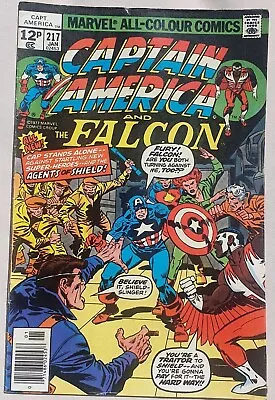 Buy CAPTAIN AMERICA 217 Marvel 1978 1st App Of Marvel Boy Later Becomes Quasar • 18.99£