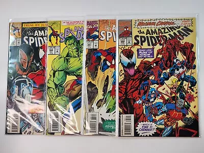 Buy Amazing Spider-Man 380 381 382 385 DIRECT Carnage Hulk 4 Book Lot 1993 • 19.98£