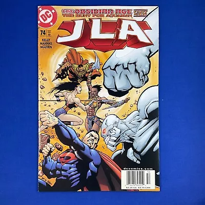 Buy JLA Justice League Of America #74 NEWSSTAND UPC Variant DC Comics 2002 • 4.41£