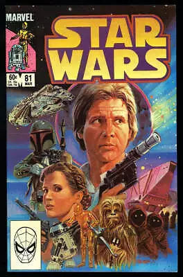 Buy Star Wars #81 Marvel 1984 (NM-) Return Of Boba Fett! Classic Cover L@@K! • 91.94£