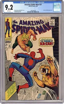 Buy Amazing Spider-Man #57 CGC 9.2 1968 1482282008 • 319.29£