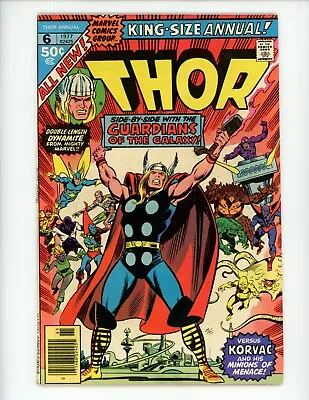 Buy Thor Annual #6 Comic Book 1977 FN John Buscema Marvel Guardians Comics • 6.39£