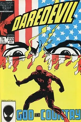 Buy Marvel Comic Daredevil #232 (1989) 1st App Nuke Frank Miller Comic Book FN- 5.5 • 8.04£