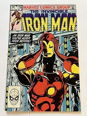 Buy Iron Man 170. 1st Full James Rhodes As Iron Man 1983 Vf+ • 10.31£