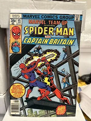 Buy Marvel Team-Up #65 1978 1st Arcade Cameo 1st Captain Britain In  US Comic's! • 31.53£