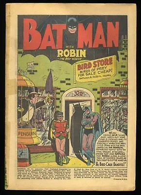 Buy Batman #41 See Description 1st Sci-Fi Cover! Penguin Appearance! DC Comics 1947 • 131.90£