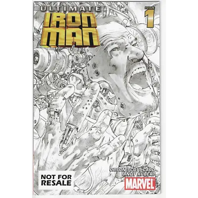 Buy Ultimate Iron Man #1 Sketch Cover (2005) • 8.39£