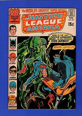 Buy Justice League Of America #87 Vf+ Bronze Age Dc Neal Adams Cover • 32.44£
