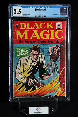 Buy Black Magic #45 ~ CGC 2.5 ~ Vol 7 #6 ~ Silver Age ~ Prize Publications (1961) • 55.31£