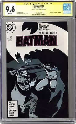 Buy Batman #407 CGC 9.6 SS Frank Miller 1987 3964699023 • 217.74£