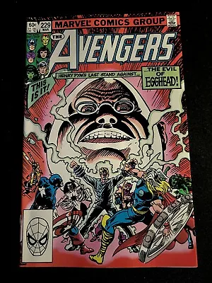 Buy Avengers 229 1983 Death Of Egghead Key Issue • 11.05£