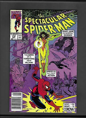 Buy Spectacular Spider-Man #176 [1976 Series] VF/NM(9.0) 1st Corona (Newsstand Copy) • 7.16£