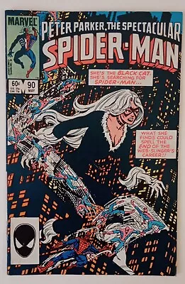 Buy  Peter Parker #90 (1st App Of Black Alien Costume In Series) 1984 • 17.59£