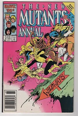 Buy New Mutants Annual 2 (1986) VG+ Newsstand 1st Psylocke Appearance • 23.71£