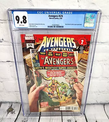 Buy Avengers #676 CGC 9.8 1st Print No Surrender Pt 2 Voyager Appearance Marvel • 47.82£