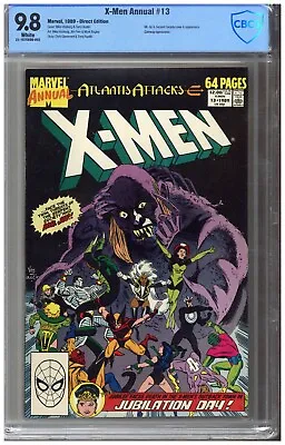 Buy X-Men  ANNUAL  #13   CBCS   9.8  NMMT  White Pgs  1989  Mr. Jip & Serpent Soci   • 90.67£