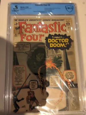Buy Fantastic Four 5 CBCS 0.5 1962 1st Doom • 3,000£