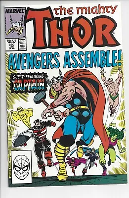 Buy Thor #390 (NM) 9.2 Captain America Lifts The Rock! • 23.75£