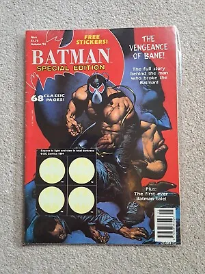 Buy Batman Comic Special Edition 6 Vengeance Of Bane UK 1994 DC • 9.99£