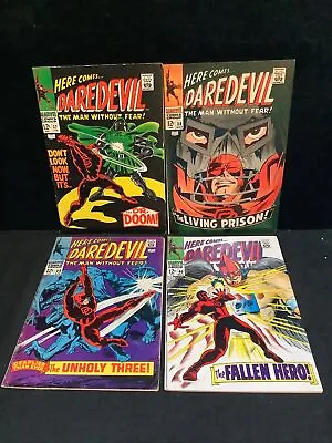 Buy Daredevil #’s 37-40 Lot (Dr Doom Covers, 1968) - Marvel Comics MCU • 268.69£