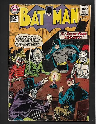 Buy Batman # 152 DEC/1962 DC Comic The False Face Society Joker Appearance Free Ship • 75.95£