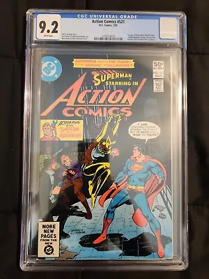Buy Action Comics #521 - CGC Graded 9.2 White - DC 1981 - 1st Appearance Vixen • 79.94£