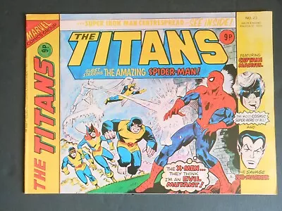 Buy Vintage THE TITANS Comic No. 23 27 March 1976 Marvel Comics Group 36 Pages (2) • 4.45£