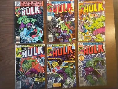 Buy The Incredible Hulk Issues 251 253 255 256 260 262 Bronze Age Lot Of 6 1981 • 15.81£