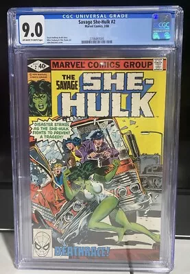 Buy Savage She-Hulk #2 CGC 9.0 (1980) • 39.75£