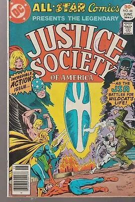 Buy Dc Comics All Star Comics #66 (1977) Justice Society 1st Print F • 5.95£