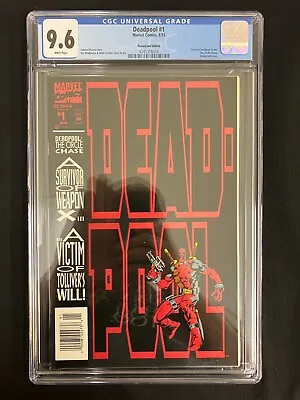 Buy Deadpool: The Circle Chase #1 CGC 9.6 NM+ (1993) RARE NEWSSTAND! 1st Solo Series • 159.86£