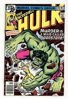 Buy Incredible Hulk #228 FN+ 6.5 1978 1st App. Moonstone • 27.59£