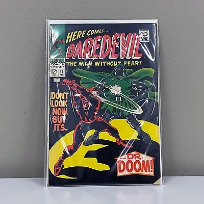 Buy Daredevil Vol 1 #37 (Marvel Comics 1968) Dr. Doom Fantastic Four • 35.98£