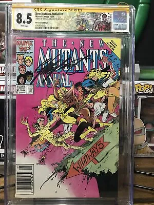 Buy New Mutants Annual 2 Cgc 8.5 Newsstand Signed By Chris Claremont  • 118.70£