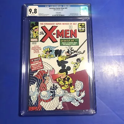 Buy Amazing Spider-Man #43 CGC 9.8 Uncanny X-Men #1 Disney Homage Marvel Comics 2023 • 83.41£