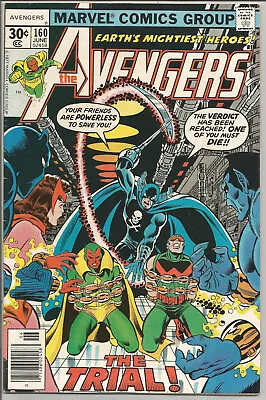 Buy AVENGERS #160 (1977, Marvel) Very Fine+ (8.5) Grim Reaper FREE Shipping! • 13.04£