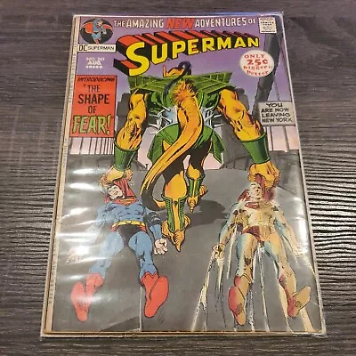 Buy SUPERMAN #241 Neal Adams C, DC Comics 1971 Introducing Shape Of Fear **FREE SHIP • 15.01£