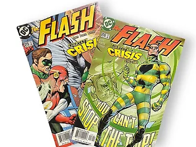 Buy The Flash DC Comic Books #215 #216 Identity Crisis Tie-ins • 4.82£